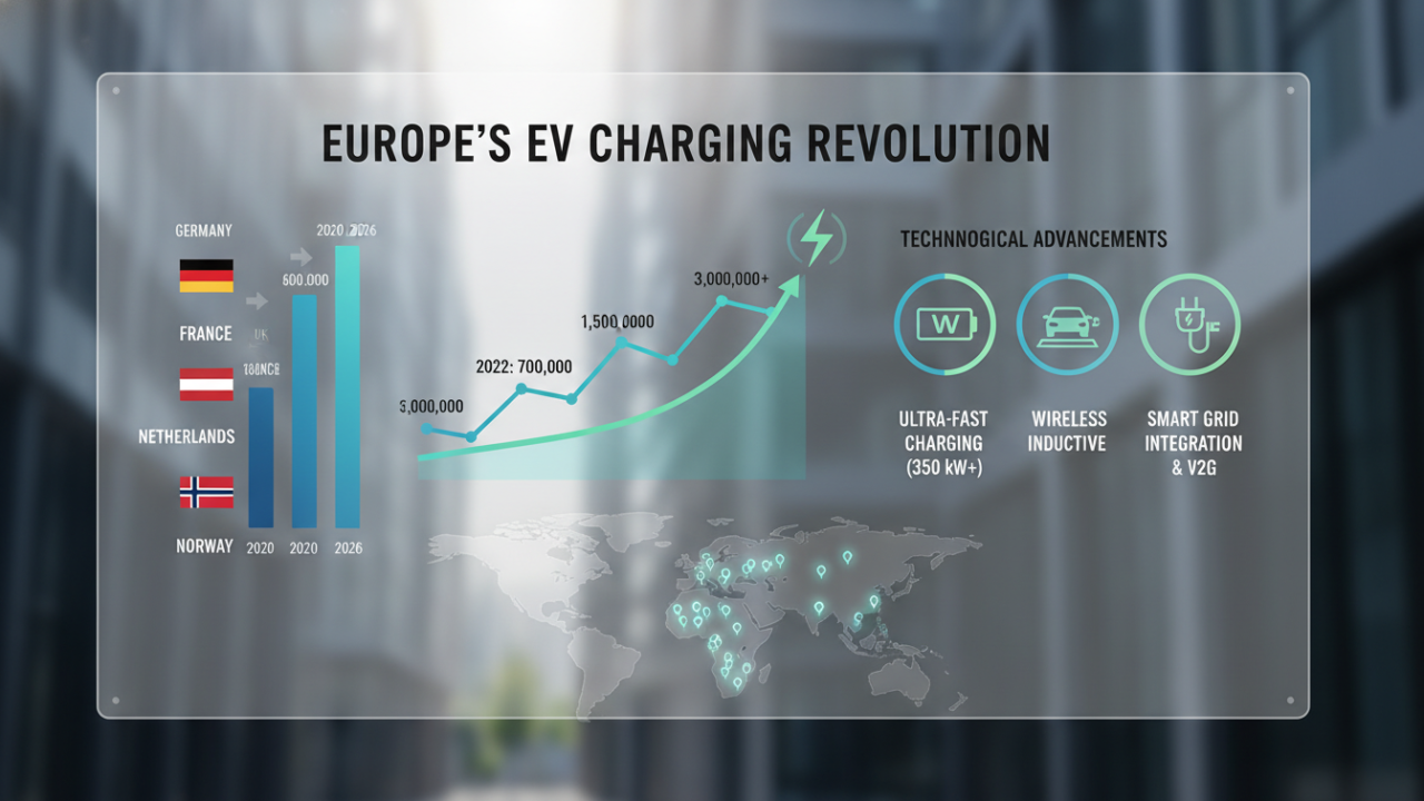 EV charging network Europe 2026